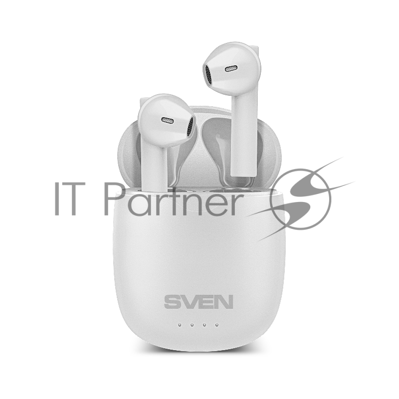 Беспроводные внутриканальные наушники с микрофоном SVEN E-727BT, белый (Bluetooth, TWS)