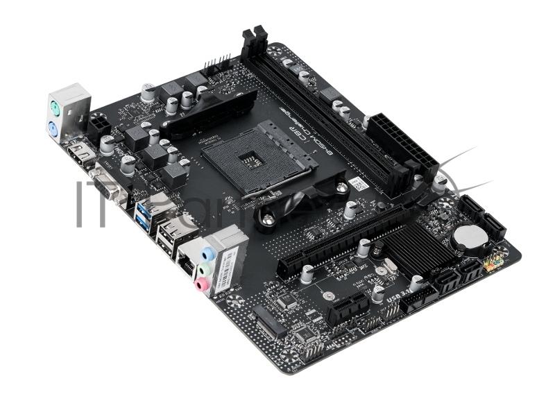 Материнская плата CBR B450M Challenger {Socket AM4, 2*DDR4, mATX, VGA+HDMI, 1*PCIEx16/1*PCIEx1/1*M.2, 4*SATA3, 4*USB2+4*USB3, Glan}