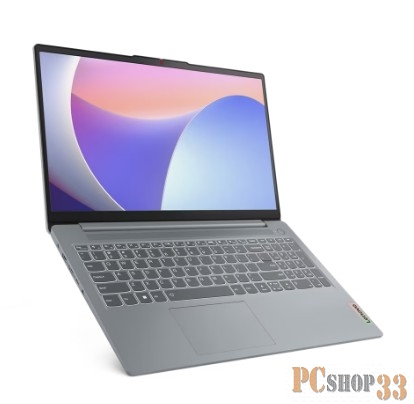 Ноутбук Lenovo IdeaPad Slim 3 15IAN8 Core i3 N305 8Gb SSD256Gb Intel UHD Graphics 15.6 TN FHD (1920x1080) noOS grey WiFi BT Cam (82XB0033PS)