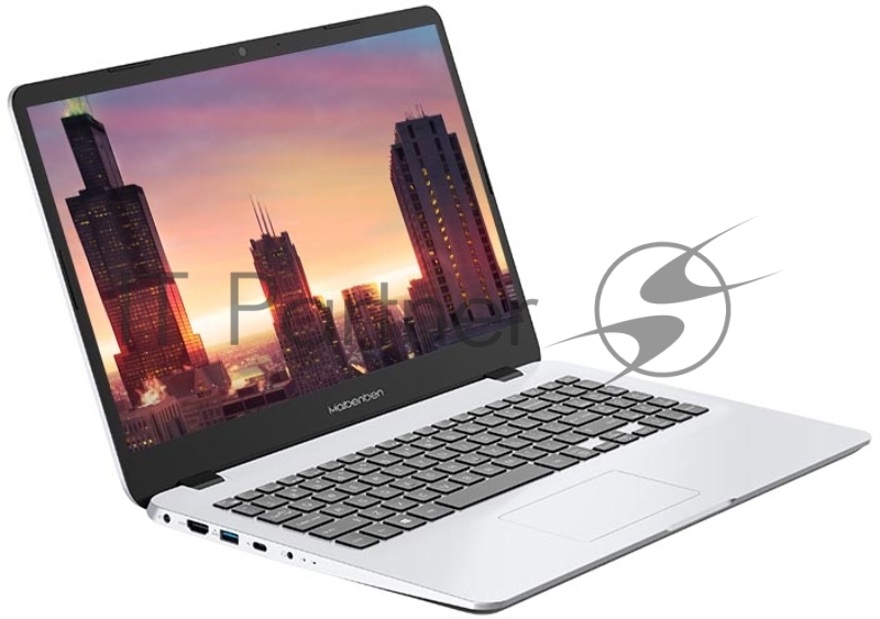 Ноутбук Maibenben M515 Core i5 1135G7 16Gb SSD512Gb Intel Iris Xe graphics 15.6 IPS FHD (1920x1080) Windows 11 Home silver WiFi BT Cam 4440mAh (M5151SF0HSRE0)