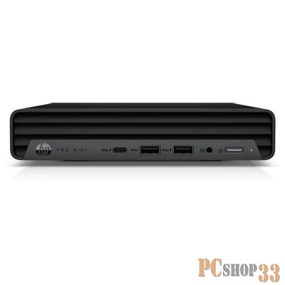 Компьютер HP ProDesk 400 G9 Mini i3 12100T (2.2) 8Gb SSD256Gb UHDG 770 Windows 11 Professional 64 GbitEth WiFi BT 90W kb мышь клавиатура черный (4G4N7AV)
