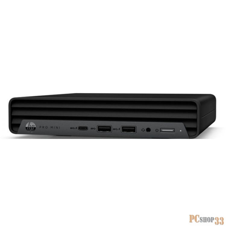 Компьютер HP ProDesk 400 G9 Mini i5 12500T (2) 8Gb SSD512Gb UHDG 770 Windows 11 Professional 64 GbitEth WiFi BT 90W kb мышь клавиатура черный (6B201EA)