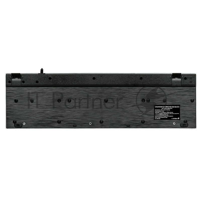 Клавиатура KG-23U BLACK Nakatomi Gaming - игровая с RGB-подсветкой, USB, черная
