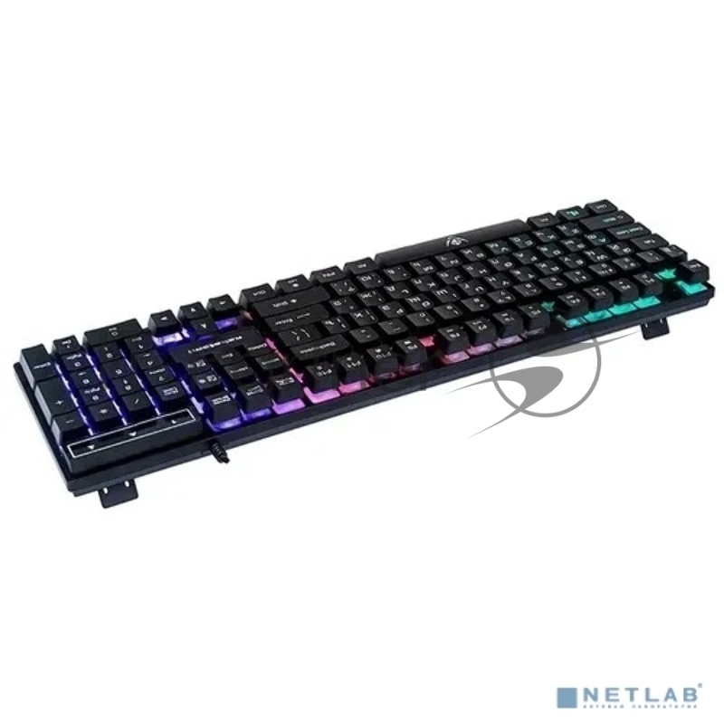 Клавиатура KG-23U BLACK Nakatomi Gaming - игровая с RGB-подсветкой, USB, черная