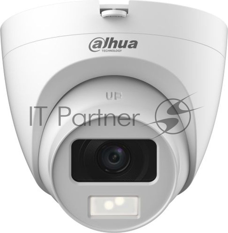 Камера видеонаблюдения аналоговая Dahua DH-HAC-HDW1200CLQP-IL-A-0280B- 2.8-2.8мм HD-CVI HD-TVI цв. корп.:белый (DH-HAC-HDW1200CLQP-IL-A-0280B)