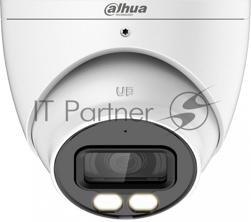 Камера видеонаблюдения аналоговая Dahua DH-HAC-HDW1801TP-IL-A-0280B-S2 2.8-2.8мм HD-CVI HD-TVI цв. корп.:белый