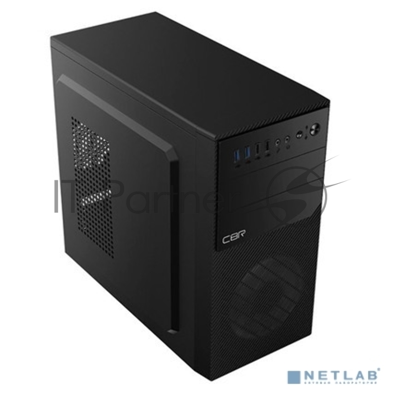 Корпус mATX Minitower CBR PCC-ATX-RD880-500W RD880, c БП PSU-ATX500-12EC (500W/120mm), 2*USB 3.0, 2*USB 2.0, HD Audio+Mic, кабель питания 1.2м, Black