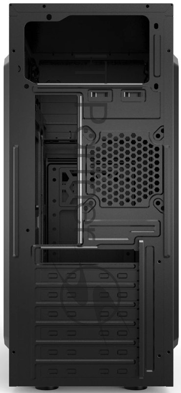 Корпус ATX Miditower CBR PCC-ATX-E180-USB32-USB22-450W E180, c БП ATX450-12EC (450W/120mm), 2*USB 3.0, 2*USB 2.0, HD Audio+Mic, Black