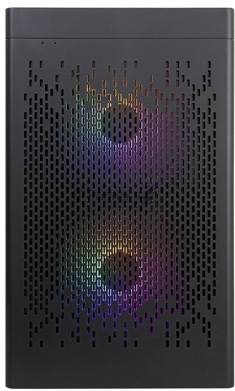 Корпус 1STPLAYER DK D3-B Black / mATX / 1x120mm & 2x140mm LED fans inc. / D3-B-BK-2F1P-1F1