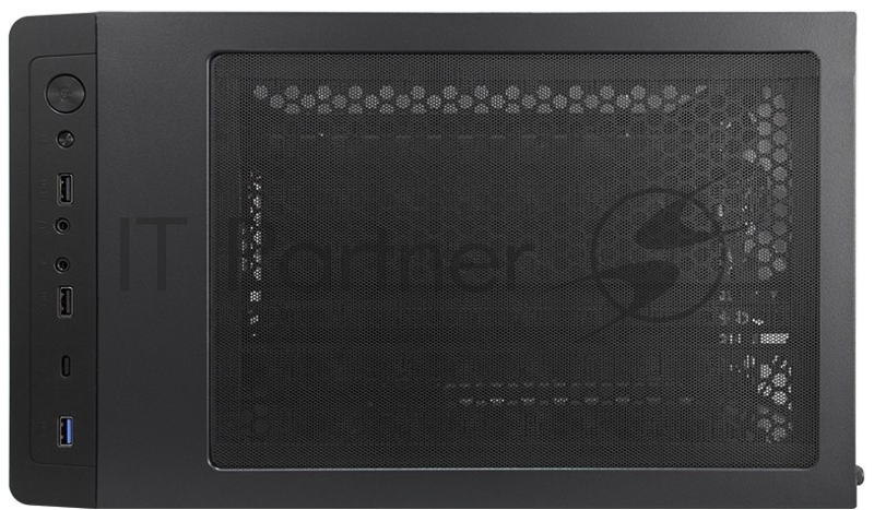 Корпус 1STPLAYER DK D3-B Black / mATX / 1x120mm & 2x140mm LED fans inc. / D3-B-BK-2F1P-1F1