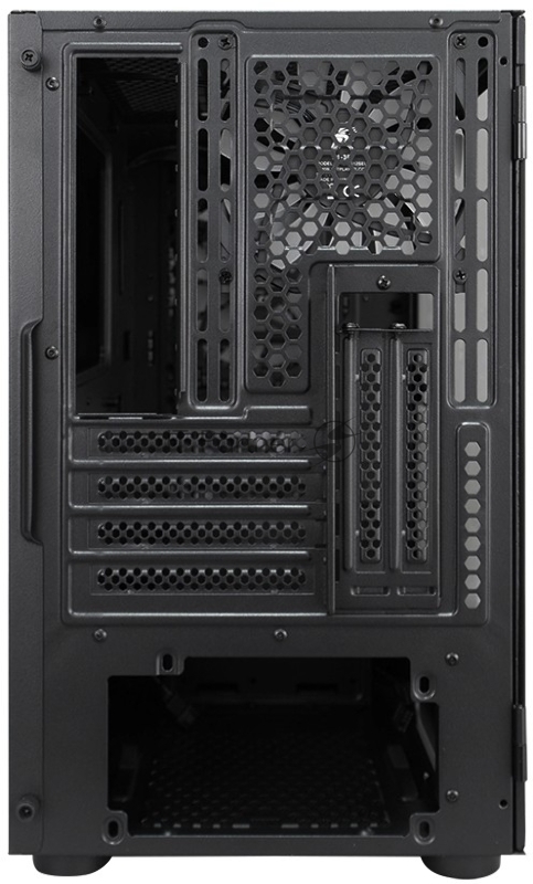 Корпус 1STPLAYER DK D3-B Black / mATX / 1x120mm & 2x140mm LED fans inc. / D3-B-BK-2F1P-1F1