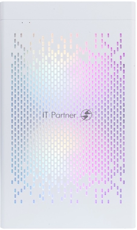 Корпус 1STPLAYER DK D3-B White / mATX / 1x120mm & 2x140mm LED fans inc. / D3-B-WH-2F1P-W-1F1-W