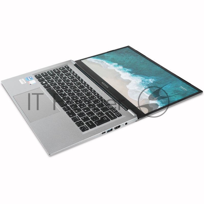 Ноутбук Nerpa Caspica I752-14 14(1920x1080 (матовый) IPS)/Intel Core i7 1255U(1.7Ghz)/16384Mb/512SSDGb Iris Xe Graphics/BT/WiFi/49WHr/war 1y/1.35kg/Titanium Gray/Titanium Black (D)/Win11Pro