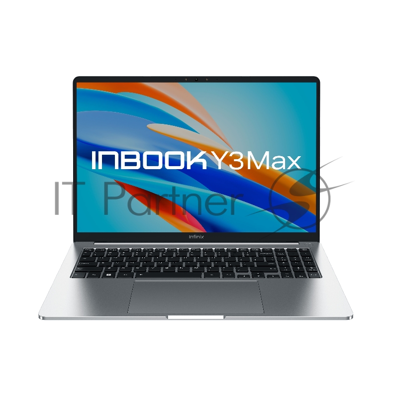 Ноутбук Inbook Y3 MAX_YL613_16_Core i5 1235U_8G_512G_Silver_F5 16(1920x1080 IPS)/Intel Core i5 1235U(1.3Ghz)/8192Mb/512SSDGb/ Iris Xe Graphics/BT/WiFi/50WHr/1.65kg/