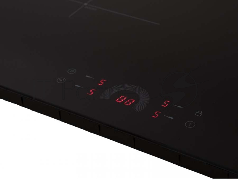 Индукционная варочная поверхность стеклокерамическая, Ширина: 60 см Стекло: ILVA 4 конфорки индукционного нагрева: 2 х диаметром?,160 мм 1400 Вт 1 х диаметром?,180 мм 1800 Вт 1 х диаметром ?,210 мм 1800/2200 Вт Сенсорное управление(слайдер) 9 уровней