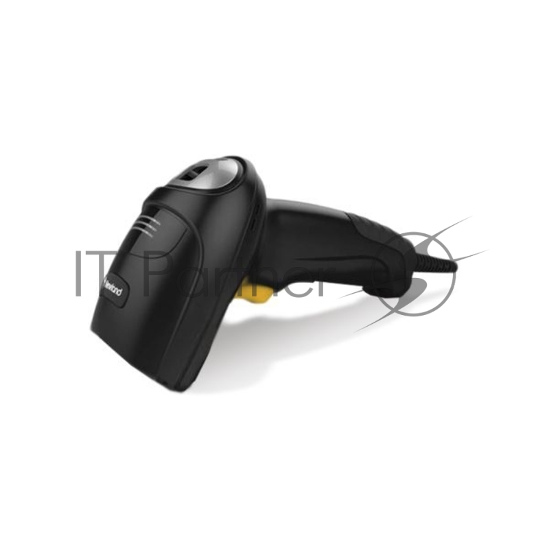 Сканер штрих-кодов HR52 Bonito 2D CMOS Handheld Reader, Mega Pixel, dot-code enabled (Black surface) with 3.5 mtr. coiled USB cable and autosense. Incl. foldable smart stand.