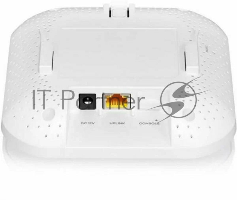 Точка доступа Zyxel NebulaFlex NWA90AX PRO, WiFi 6, 802.11a/b/g/n/ac/ax (2,4 и 5 ГГц), MU-MIMO, антенны 3x3, до 575+2400 Мбит/с, 1xLAN 2.5GE, PoE, защита от 4G/5G, БП в комплекте