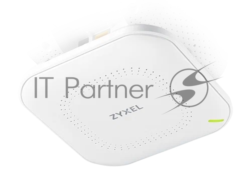 Точка доступа Zyxel NebulaFlex NWA90AX PRO, WiFi 6, 802.11a/b/g/n/ac/ax (2,4 и 5 ГГц), MU-MIMO, антенны 3x3, до 575+2400 Мбит/с, 1xLAN 2.5GE, PoE, защита от 4G/5G, БП в комплекте
