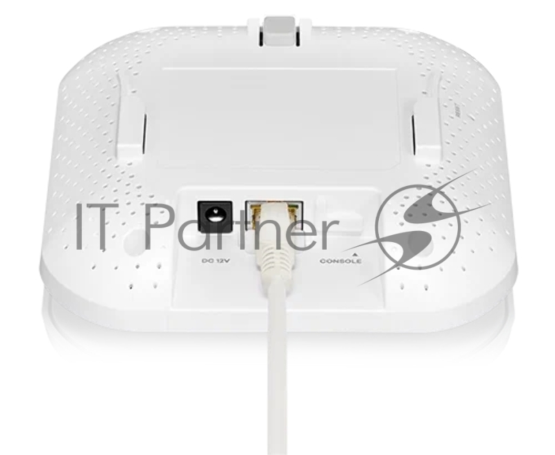 Точка доступа Zyxel NebulaFlex NWA90AX PRO, WiFi 6, 802.11a/b/g/n/ac/ax (2,4 и 5 ГГц), MU-MIMO, антенны 3x3, до 575+2400 Мбит/с, 1xLAN 2.5GE, PoE, защита от 4G/5G, БП в комплекте