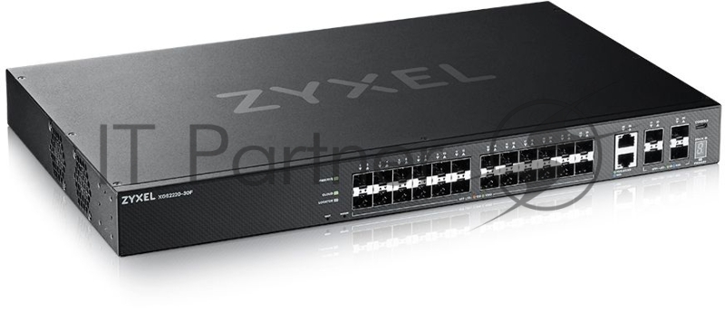 Коммутатор Zyxel XGS2220-30F L3 Access switch , rack 19, 24xSFP, 2xRJ-45: 1/2.5/5/10G, 4xSFP+, standalone/cloud management