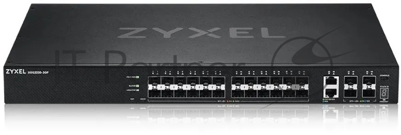 Коммутатор Zyxel XGS2220-30F L3 Access switch , rack 19, 24xSFP, 2xRJ-45: 1/2.5/5/10G, 4xSFP+, standalone/cloud management