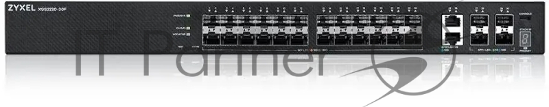 Коммутатор Zyxel XGS2220-30F L3 Access switch , rack 19, 24xSFP, 2xRJ-45: 1/2.5/5/10G, 4xSFP+, standalone/cloud management