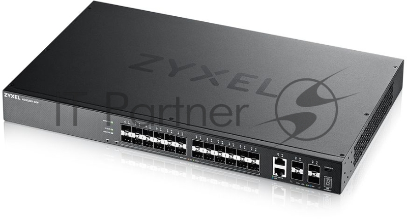 Коммутатор Zyxel XGS2220-30F L3 Access switch , rack 19, 24xSFP, 2xRJ-45: 1/2.5/5/10G, 4xSFP+, standalone/cloud management