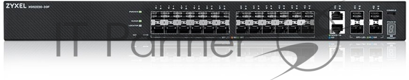 Коммутатор Zyxel XGS2220-30F L3 Access switch , rack 19, 24xSFP, 2xRJ-45: 1/2.5/5/10G, 4xSFP+, standalone/cloud management