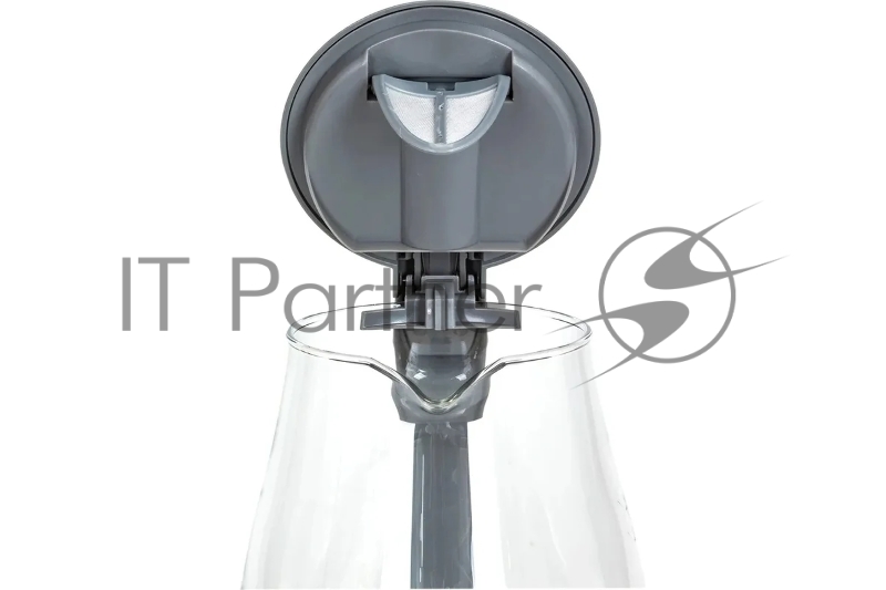 Чайник стеклянный ECO-1739KE, Дисковый нагревательный элемент, Емкость 1,7 литра, Мощность 2200 Вт, LED Подсветка, Фильтр от накипи, Автоматическое отключение при закипании, Защита от включения без воды, Цвет корпуса: графит