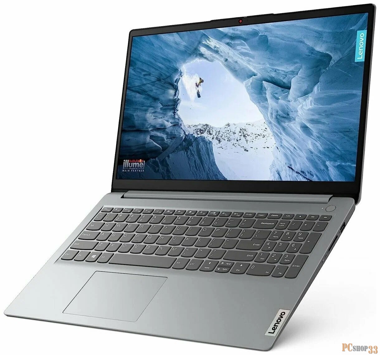 Ноутбук Lenovo IdeaPad 1 15.6 FHD IPS/Intel Celeron N4020/8Gb/256GbSSD/VGA int/noOS/grey
