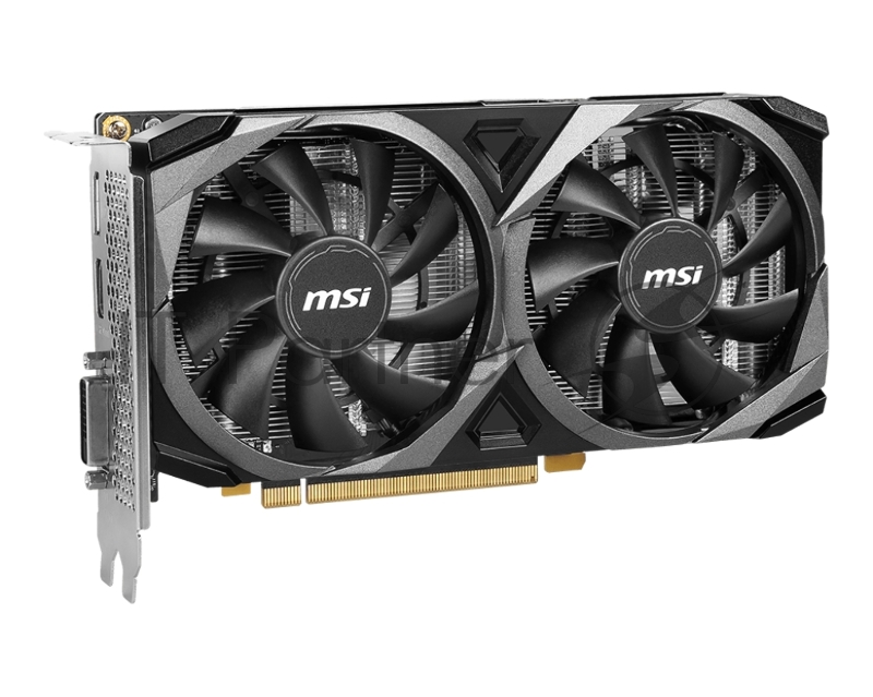 Видеокарта MSI RTX3050 VENTUS 2X XS 8GB GDDR6 128-bit DP HDMI DL-DVI-D 2FAN RTL