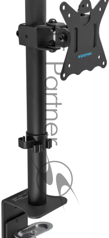 Кронштейн для монитора Kromax CASPER-505 black 4 шт/уп. 10-34, max 10 кг, 4 ст св., нак. ±80°, пов. 180°, max VESA 100x100 мм.