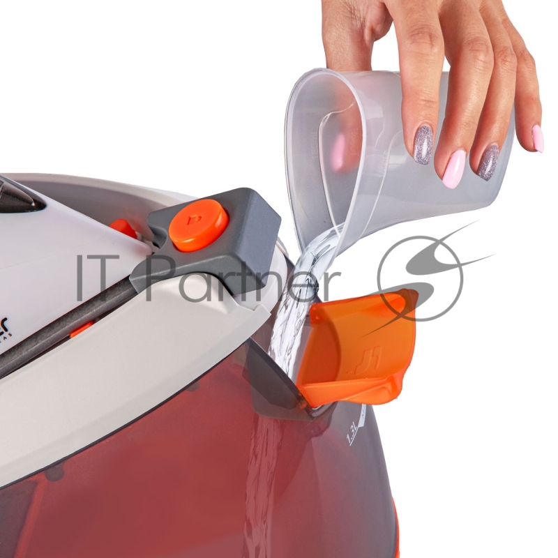 Парогенератор электрический ENDEVER Delta-350, белый/черный/оранжевый, мощность 2400 Вт, макс. паровой удар до 140 г/мин, давление до 3,5 бар, 4шт/уп