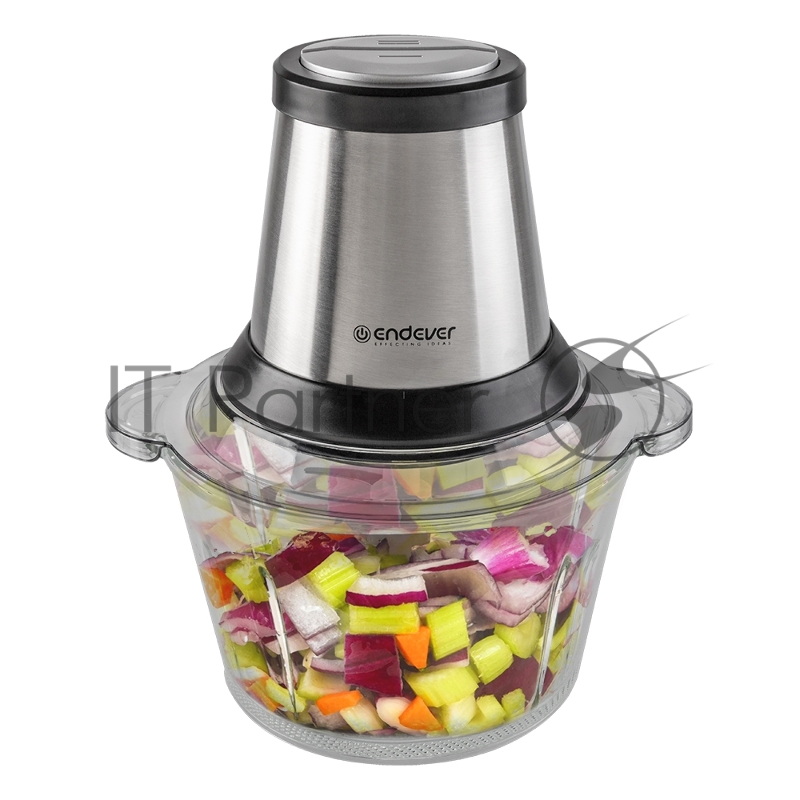 Измельчитель(чоппер) Endever Sigma-131, стальной, 700 Вт, объем чаши 2 л, два двойных лезвия, 8 шт/уп
