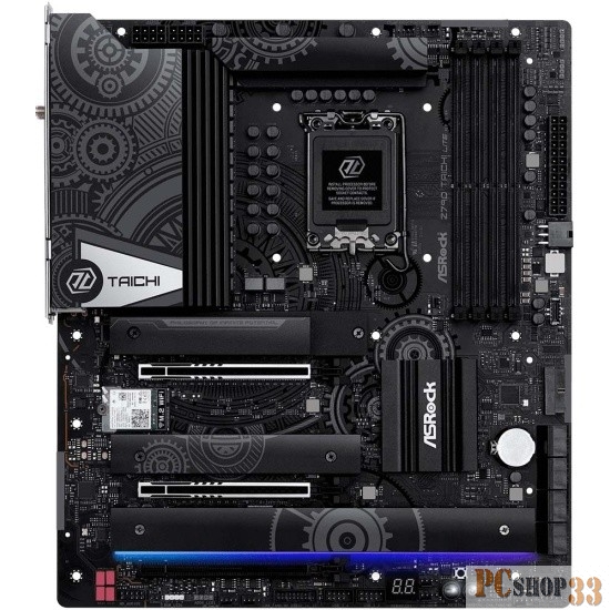 Материнская плата ASRock Z790 TAICHI LITE, Socket 1700, Intel®Z790, 4xDDR5-4800, HDMI, 2xPCI-Ex16, 2xPCI-Ex1, 8xSATA3(RAID 0/1/5/10), 5xM.2, 6 Ch Audio, 1xGLan, 1x2.5GLan, WiFi, (2+4)xUSB2.0, (10+4)xUSB3.2, (0+1)xUSB3.2 Type-C™, (2+0)xUSB4 Type-C™, A