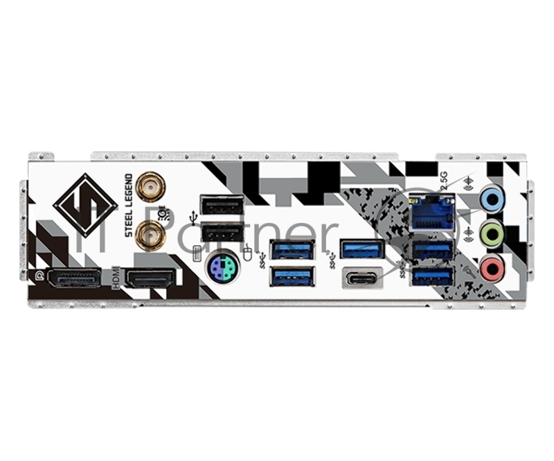 Материнская плата ASRock B760M STEEL LEGEND WIFI, Socket 1700, Intel®B760, 4xDDR5-4800, HDMI+DP, 1xPCI-Ex16, 1xPCI-Ex1, 4xSATA3(RAID 0/1/5/10), 3xM.2, 8 Ch Audio, 1x2.5GLan, WiFi, (2+4)xUSB2.0, (5+2)xUSB3.2, (1+1)xUSB3.2 Type-C™, 1xPS/2, mATX, RTL {