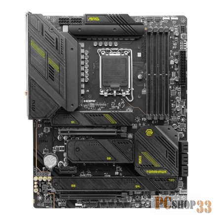 Материнская плата MSI MAG Z790 TOMAHAWK MAX WIFI Soc-1700 Intel Z790 4xDDR5 ATX AC`97 8ch(7.1) 2.5Gg RAID+HDMI+DP