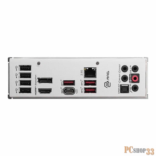 Материнская плата MSI MAG B760M MORTAR II mATX LGA1700 4DDR5 PCI-Ex16 PCI-Ex4 3M.2 4SATA3 USB3.2 Gen2x Wi-Fi 6E 2,5G Ethernet