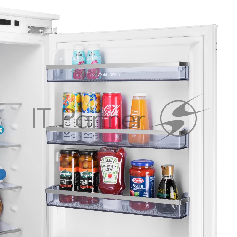 Холодильник-морозильник встраиваемый MAUNFELD MBF19369NFWGR LUX