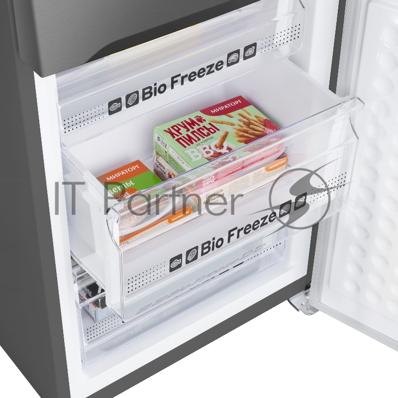 Холодильник-морозильник с инвертором MAUNFELD MFF195NFIX10