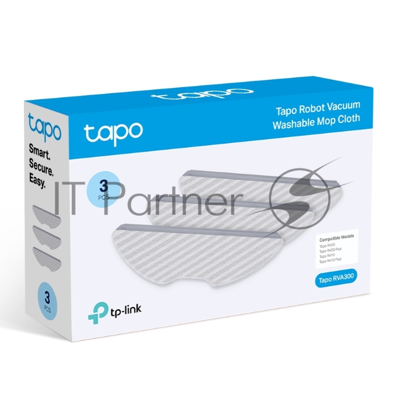 Многоразовая тряпка для роботов-пылесосов TP-Link Tapo RVA300