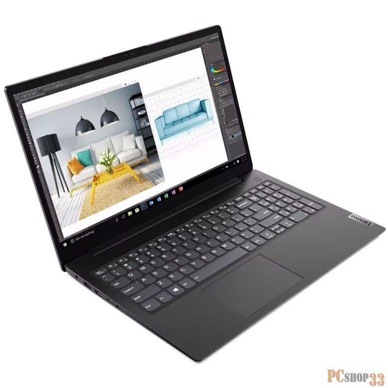 Ноутбук Lenovo V15 G2 IJL Celeron N4500 4Gb SSD256Gb Intel UHD Graphics 15.6 TN FHD (1920x1080) noOS black WiFi BT Cam (82QY00PHUE)
