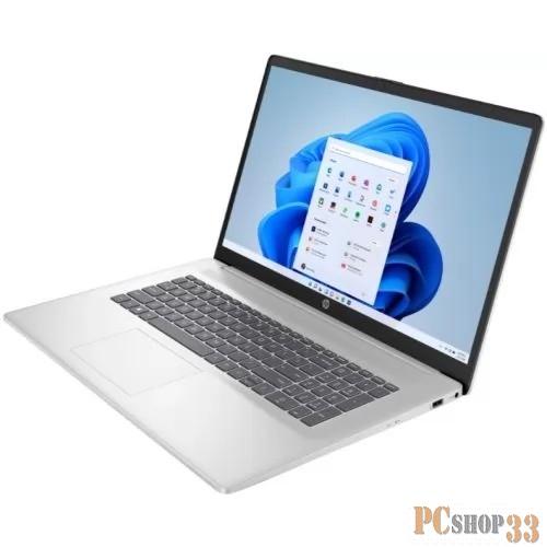 Ноутбук HP 17-cn2134ng Core i3 1215U 8Gb SSD512Gb Intel UHD Graphics 17.3 IPS FHD (1920x1080) Windows 11 Home silver WiFi BT Cam (8L378EA)