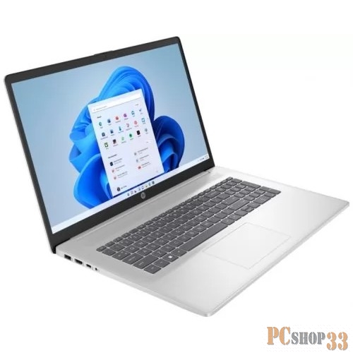 Ноутбук HP 17-cn3155ng Core i5 1335U 16Gb SSD512Gb Intel Iris Xe graphics 17.3 IPS FHD (1920x1080) Windows 11 silver WiFi BT Cam (8L379EA)