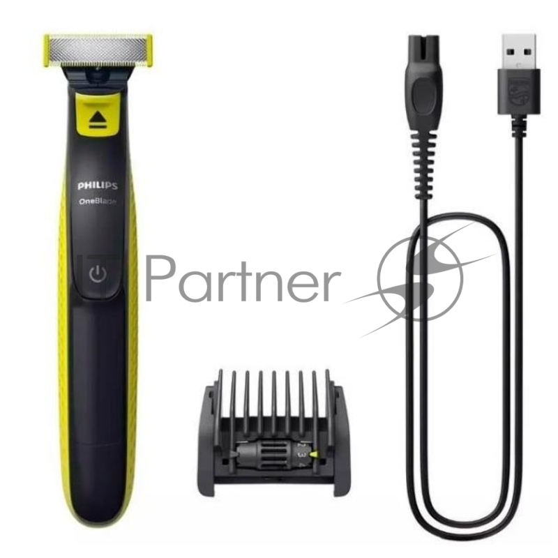 Триммер Philips QP2724/20 черный/лайм