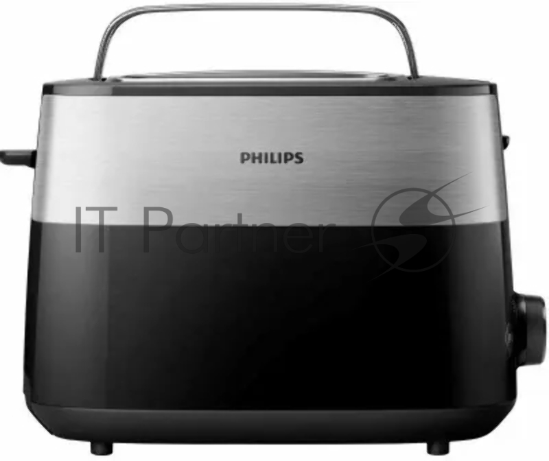 Тостер Philips HD2517/90 830Вт черный/серебристый