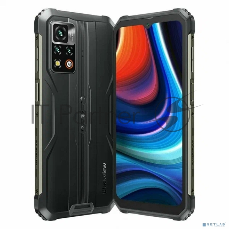 Смартфон BLACKVIEW Blackview BV9200 BLACK 256 Гб RAM 8Гб черный Наличие WiFi Наличие 3G LTE Наличие 4G OS Android 12.0/Screen 6.6 1080 x 2408 IPS-LCD Dual SIM 1xUSB type C Камера 50MP+8MP 16MP Batte