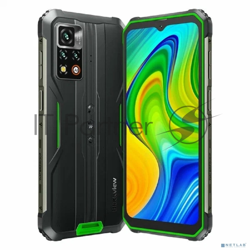 Смартфон BLACKVIEW Blackview BV9200 GREEN 256 Гб RAM 8Гб зеленый Наличие WiFi Наличие 3G LTE Наличие 4G OS Android 12.0/Screen 6.6 1080 x 2408 IPS-LCD Dual SIM 1xUSB type C Камера 50MP+8MP 16MP Batt
