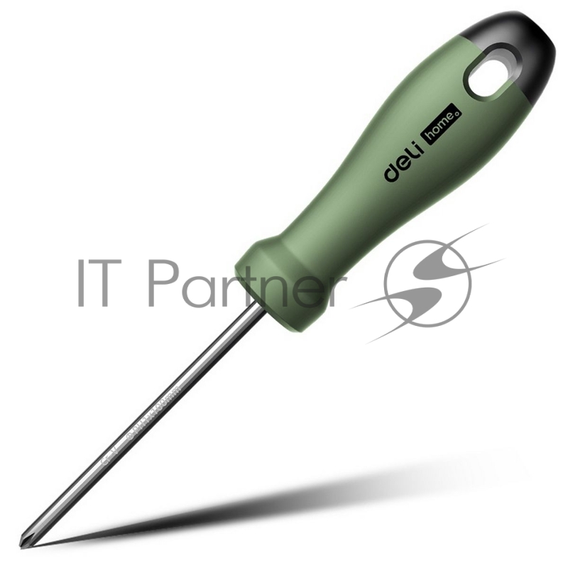 Крестовая отвертка Home Series Green Deli HT1205L PH1x100мм Эксклюзивный дизайн, рукоятка из высококачественного софттач пластика