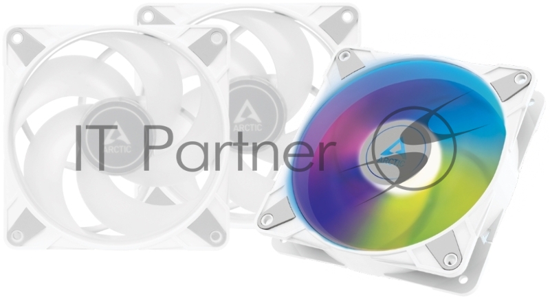 Вентилятор корпусной ARCTIC P12 PWM PST A-RGB (White) 3 PCS Value Pack - retail арт. ACFAN00258A